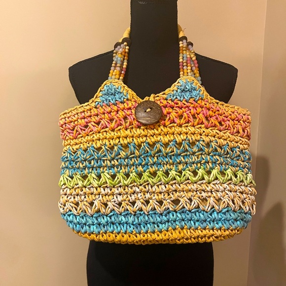 Cappelli Straworld Pastel Multi Color
Lined Hobo Bag - Picture 1 of 5